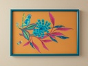 Exotic Flower Decorative Tray Exotic Wandering