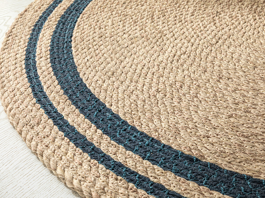 Daina Decorative Jute Rug Coastal Dream