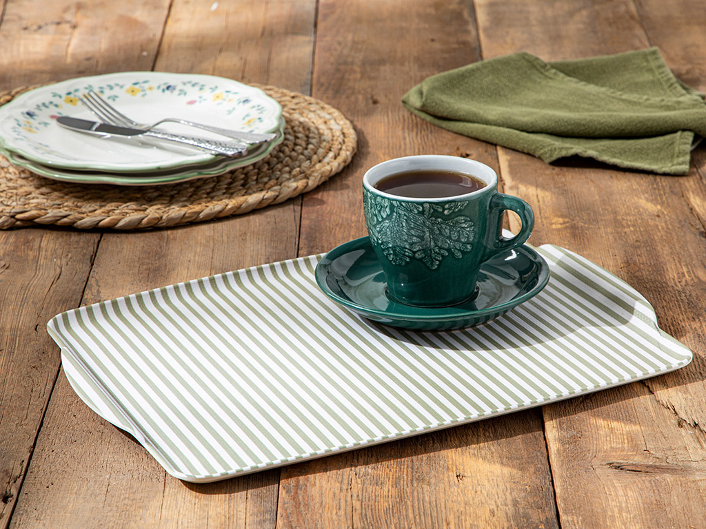 Bold Stripe Tray Timeless