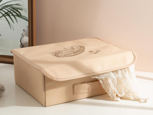 [10028201002] Paisley Storage Box Timeless (30x23x11 cm)