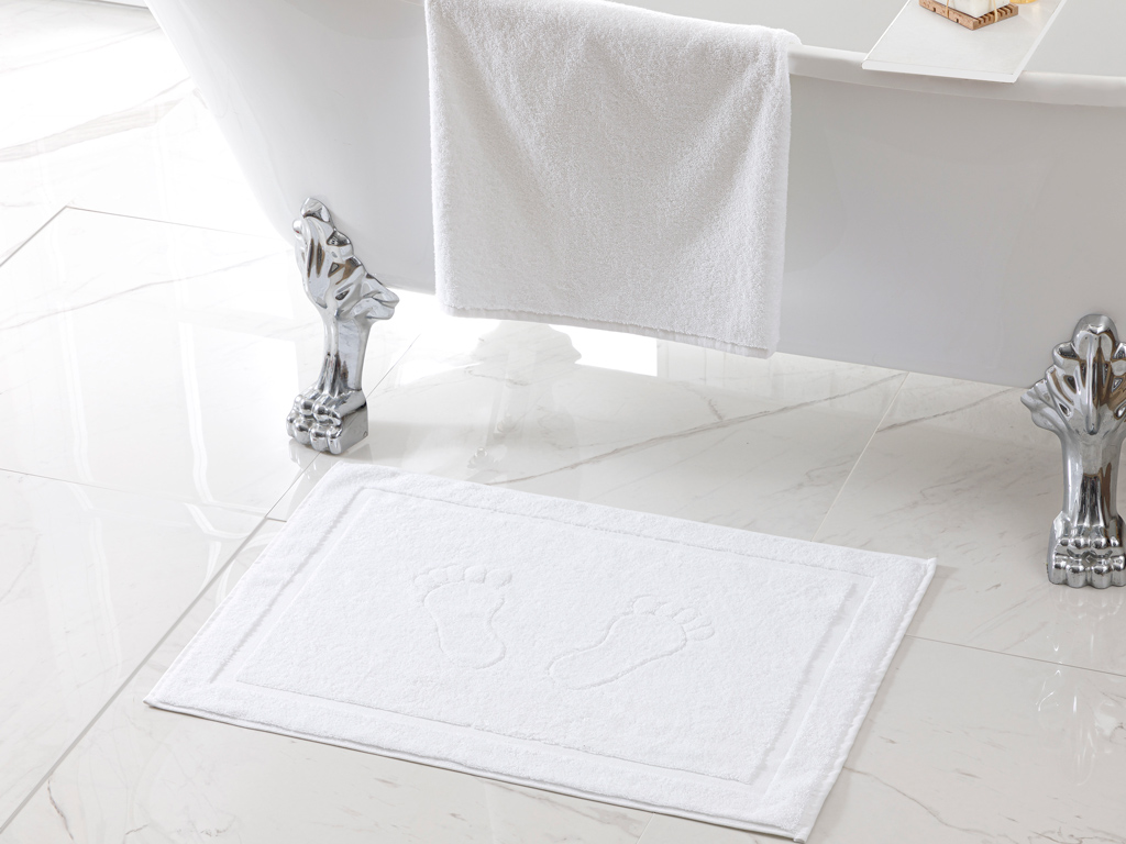 Ayak İzli Towel for Foot WHITE COLLECTION