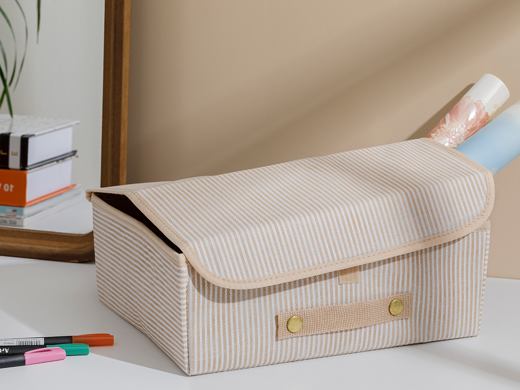 Thin Stripe Storage Box Timeless