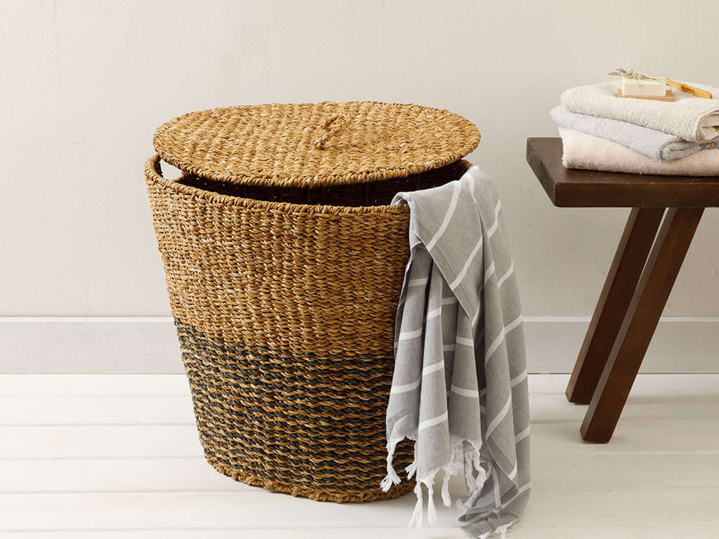 Natural Story Laundry Basket Natural