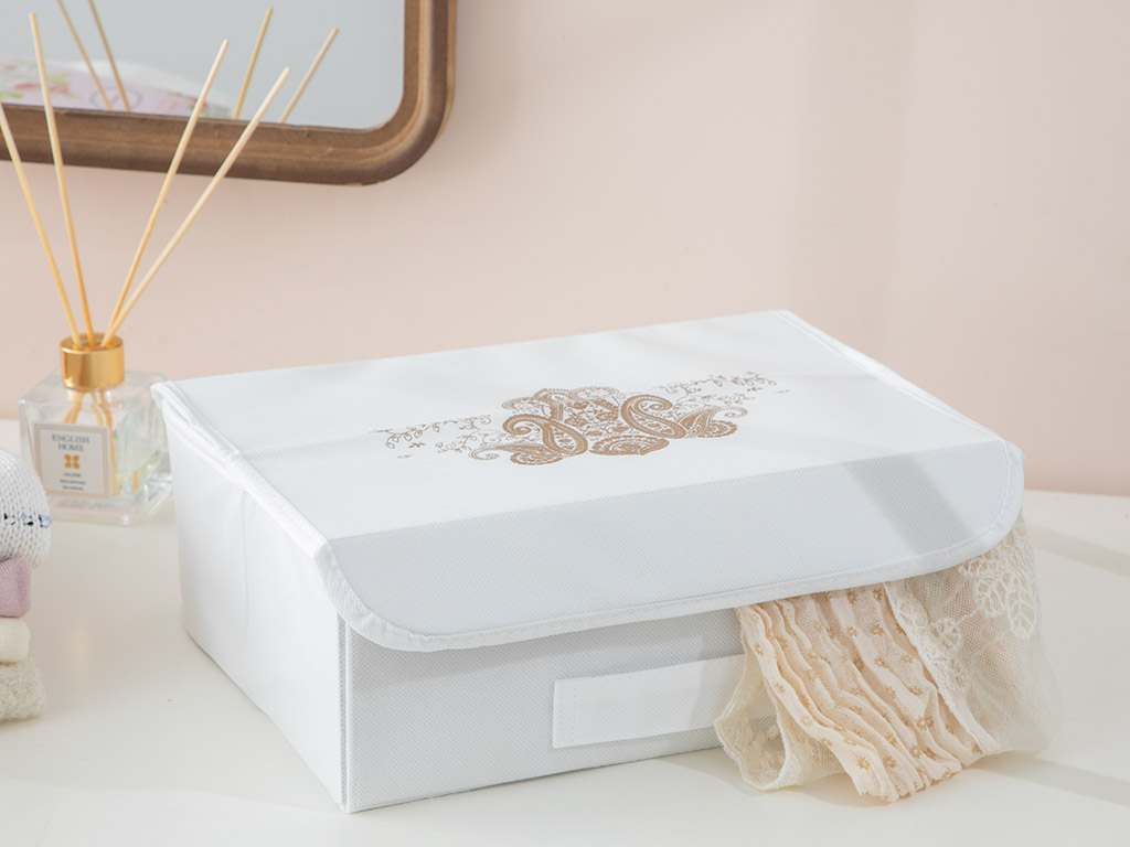 Lace Damask Storage Box Timeless