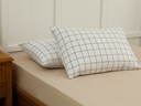 Plain Check Kombin Pillowcase Modern