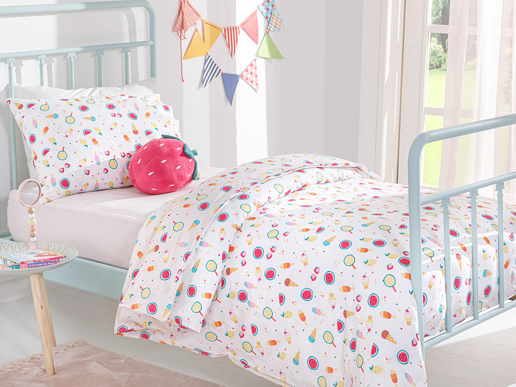 Fruits Kids Duvet Cover Set Creative Simplicity