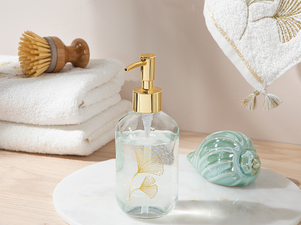 Gingko Leaf Liquid Soap Dispense Timeless