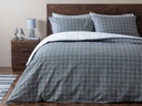 Plain Check Duvet Cover Set Pack Modern