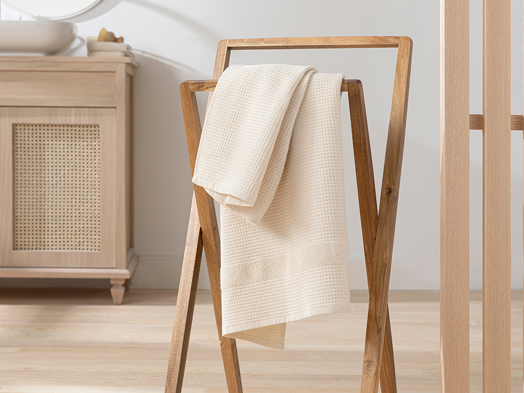 Waffle Detaylı Bath Towel Timeless