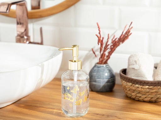 [10032662001] Butterfly Liquid Soap Dispense Timeless (Gold..)