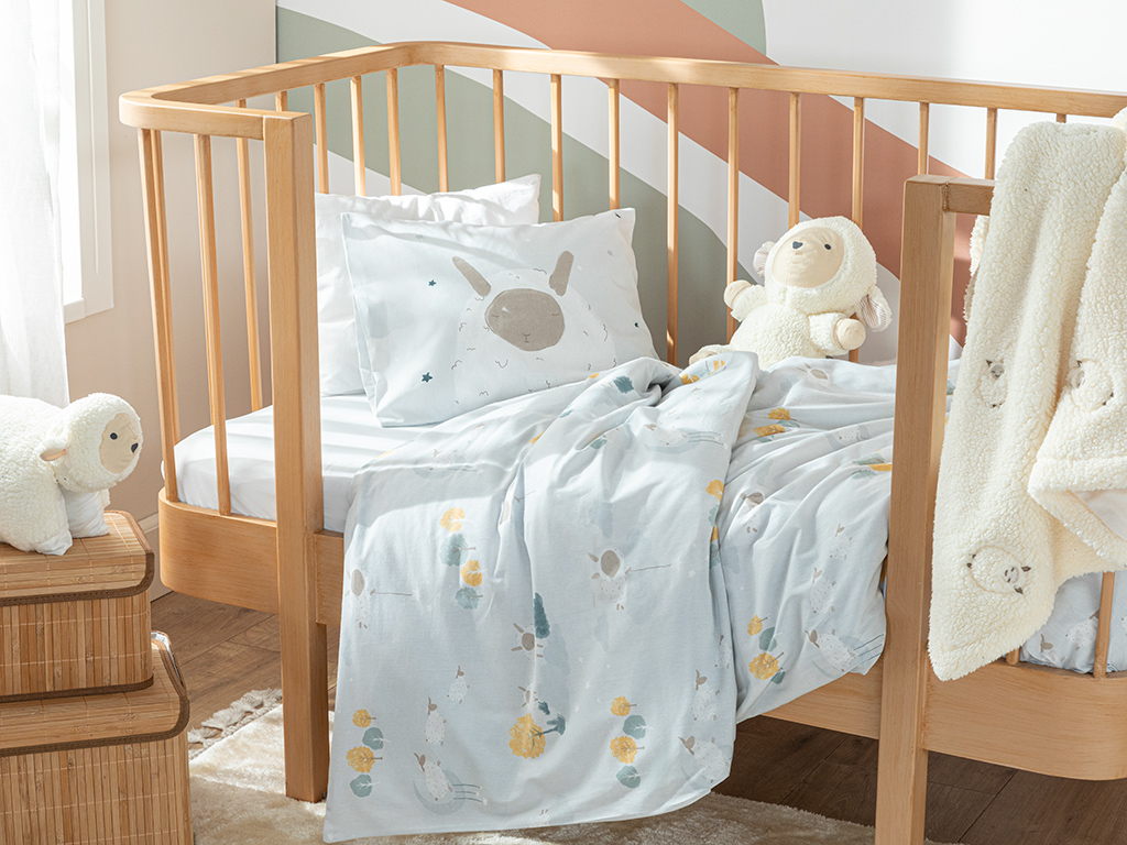 Little Lamb Baby Duvet Cover Set Circle Of Life