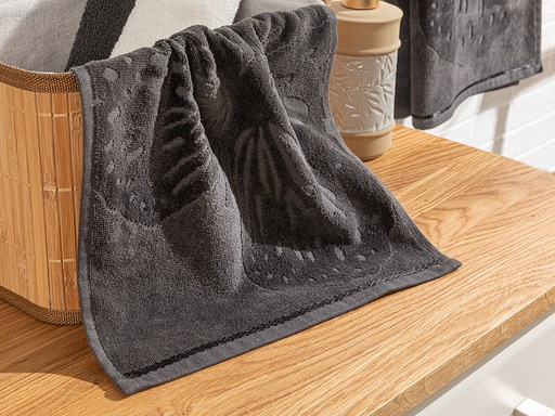 [10033485002] Papillion Face Towel Circle Of Life (Anthracite)