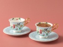 Vanilla Coffee Cup Set Flowertopia