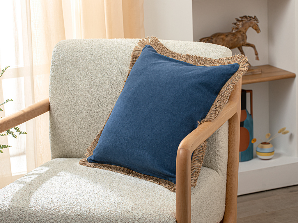 Marine Glory cover throw pillows Natural