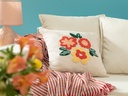 Fleurs cover throw pillows Flowertopia