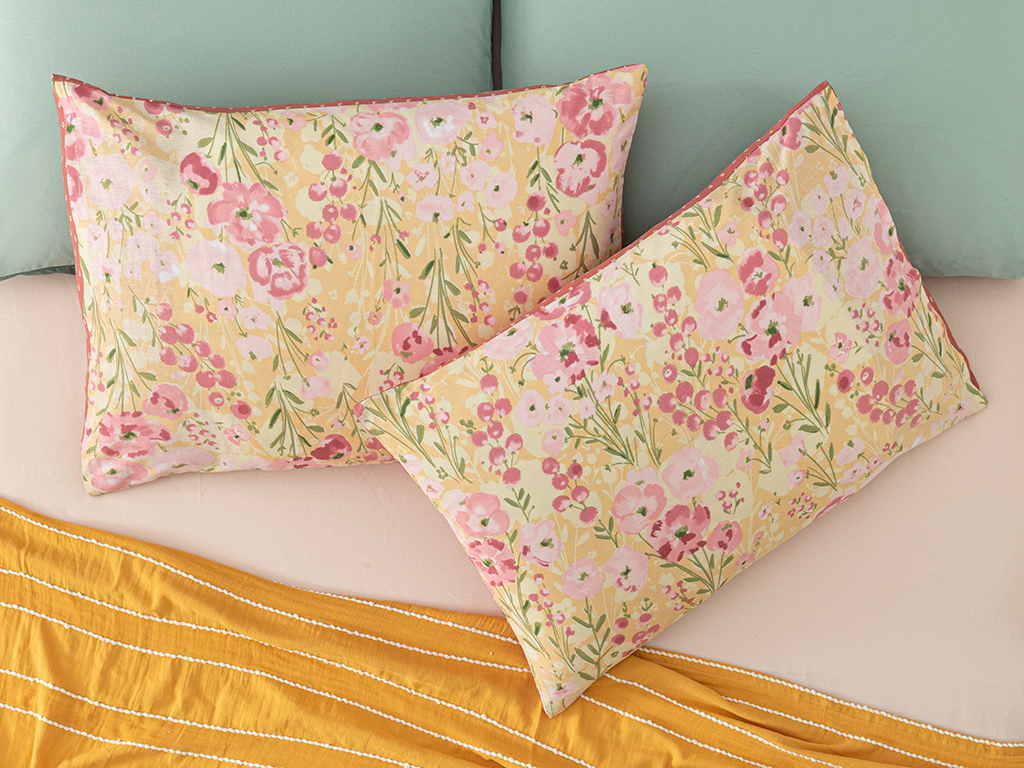 Clarkia Pillowcase Flowertopia