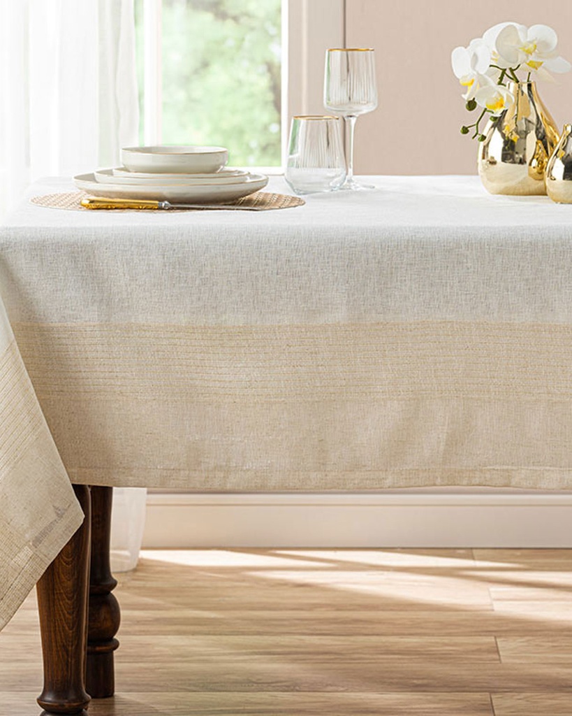 Shiny Linen Table Cloth Luxury Collection