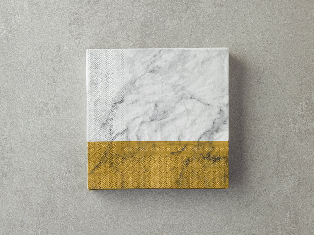 Marble Stripe Napkin Timeless