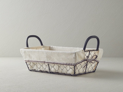 [10039362001] Lydia Bread Basket Timeless