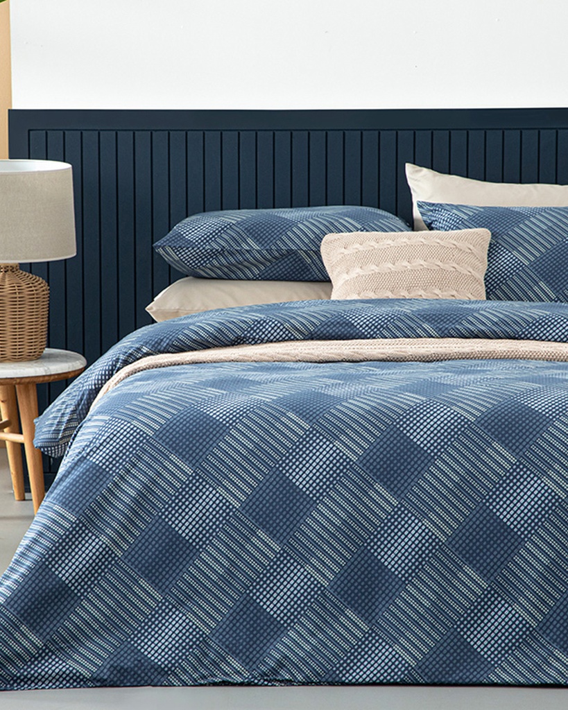 Dotted Check Duvet Cover Set Pack Modern