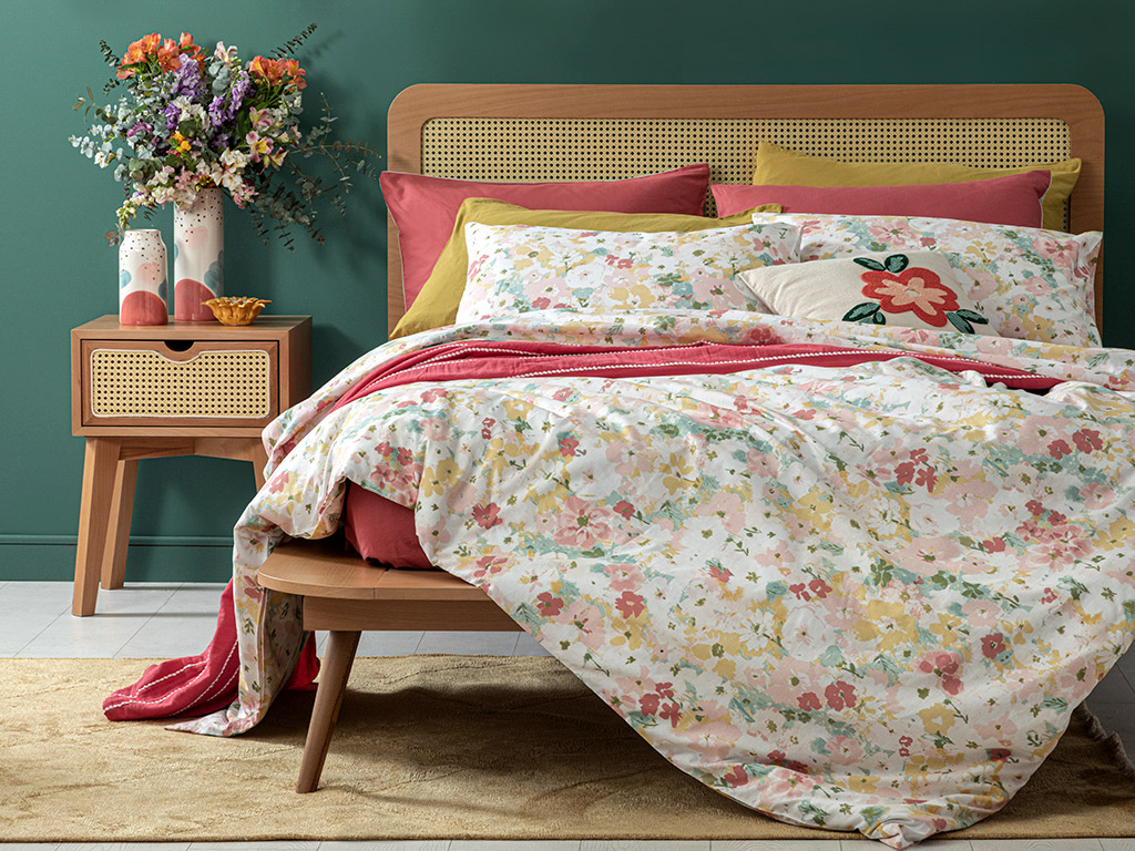 Floral Pureness Duvet Cover Set Pack Flowertopia