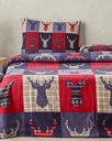 Patchy Deers Duvet Cover Set Royal Present