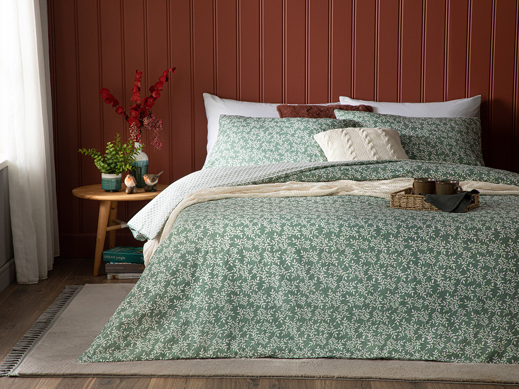 Olive Branch Duvet Cover Set Timeless