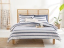 Modern Stripe Duvet Cover Set Pack Seaside Pop