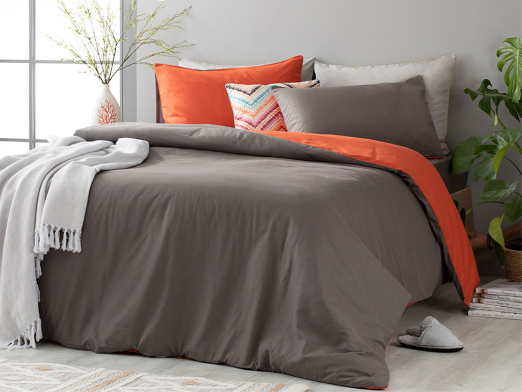 Plain Duvet Cover Set Timeless