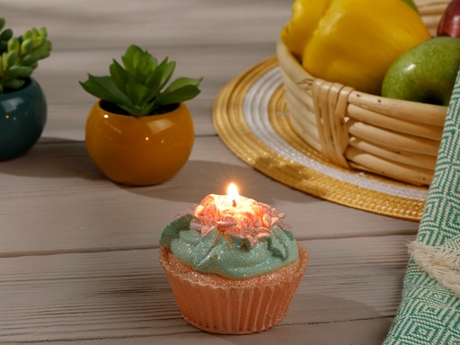 [10031213001] Cupcake Cafe Candle Seaside Pop