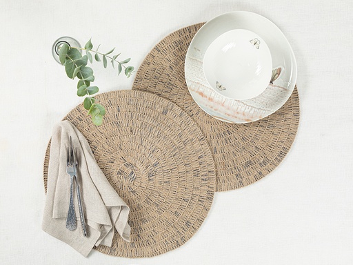 [10032188001] Lusia Place Mat Circle Of Life