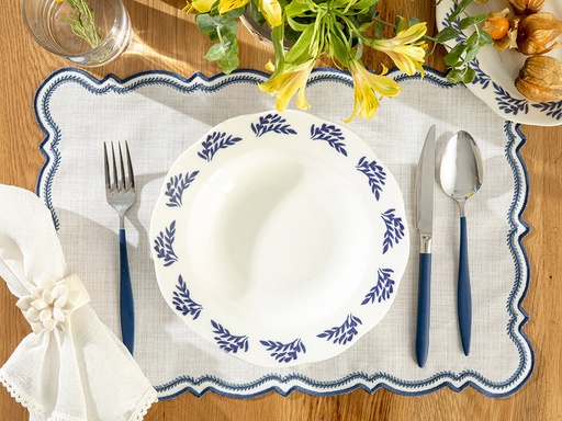 [10032327001] Clover Wind Dinner Plate Timeless