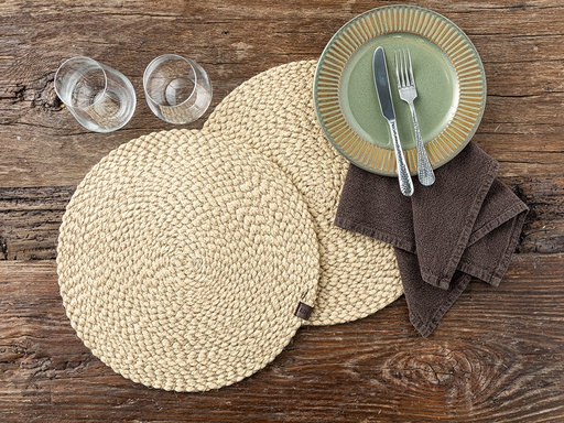 [10033843001] Elisa Place Mat Natural