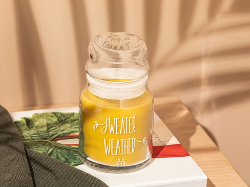 [10033851001] SWEATER WEATHER Scented Candle Timeless