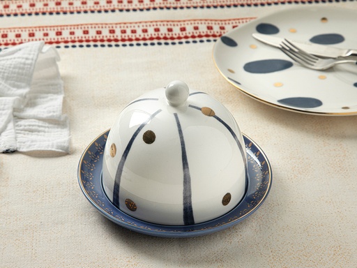 [10034730001] Coastal Lines Butter Holder Coastal Dream