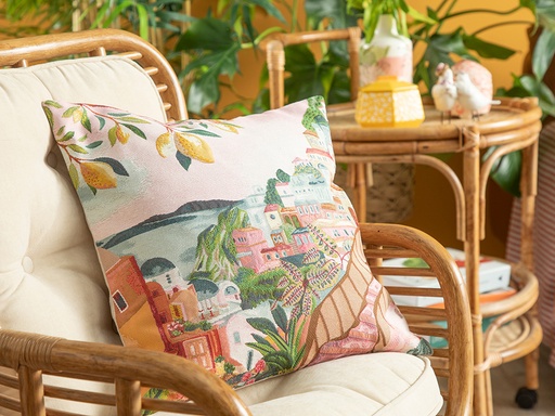 [10034909001] Soleil cover throw pillows Flowertopia