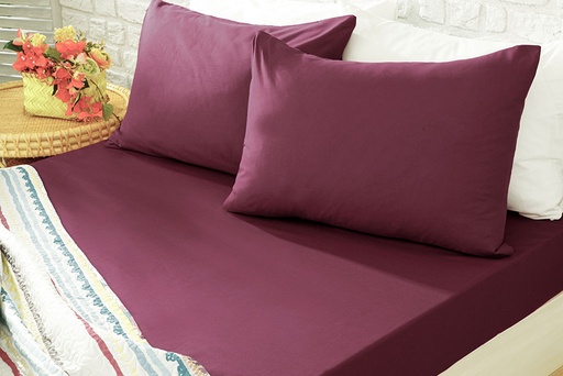 Plain Cottony Fitted Sheet 