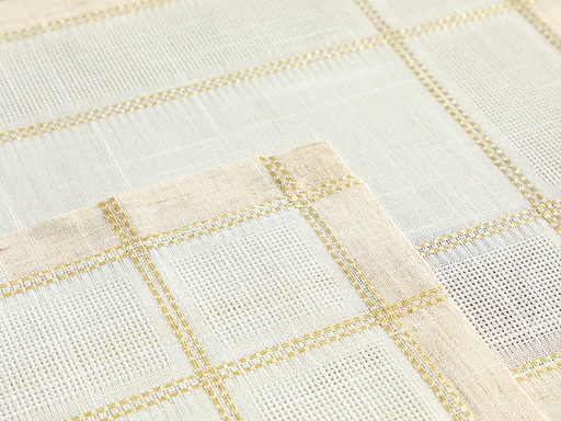 [10037227001] Luxe Linen Look Place Mat Luxury Collection