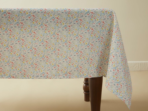 [10037363001] Florescense Table Cloth Timeless