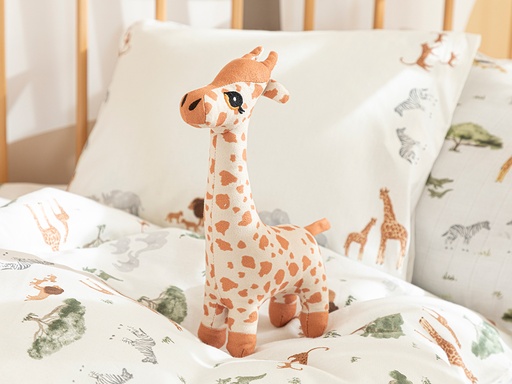 [10033600001] Baby Giraffe Baby Decorative Dove Natural