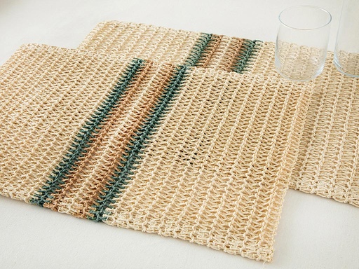 [10036428003] Softy Braid Place Mat Natural