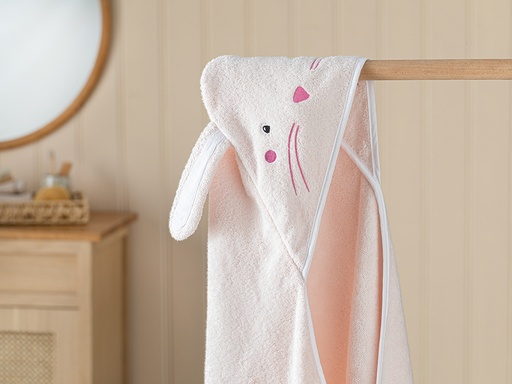 [10039305001] Bunny Baby Towel Timeless