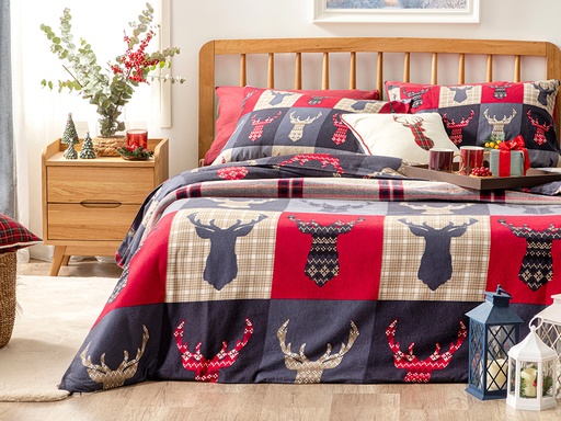 Patchy Deers Duvet Cover Set Royal Present