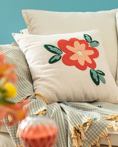 [10035193001] Fleur Toss Pillow Cover Flowertopia