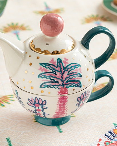 [10037915001] Love Wish Tea Pot Set Timeless