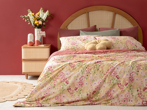 Clarkia Duvet Cover Set Pack Flowertopia